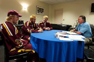 Photo By: Jim Rosvold 4 Apr 12: Wednesday at the Frozen Four in Tampa, Fl, (Jim Rosvold)