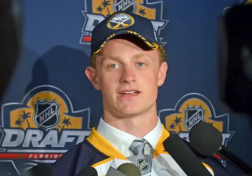 Five days after draft, Boston University's Eichel signs ...