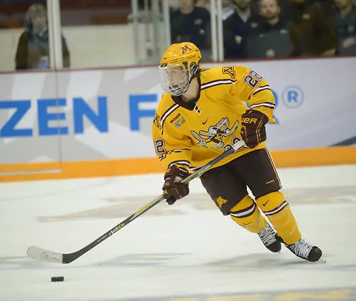 Hannah Brandt Hannah Brandt, Harvard vs. Minnesota. 2015 National Championship (Candace Horgan)