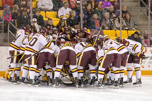 Photo By: Jim Rosvold 7 Jan 17: The University of Minnesota Duluth Bulldogs host the Colorado College Tigers in an NCHC match up at Amsoil Arena in Duluth, MN. (Jim Rosvold)