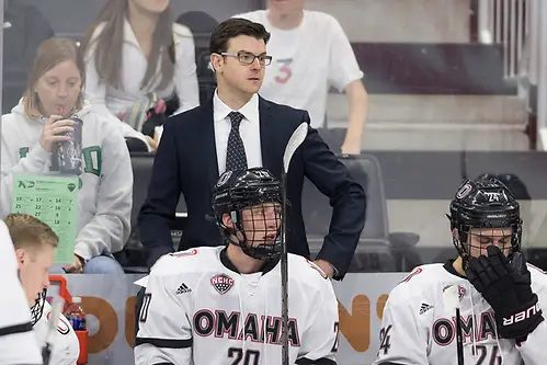 i Mike Gabinet (Mark Kuhlmann/Omaha Athletics)