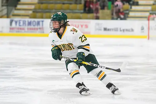 Alyssa Gorecki of Vermont Alyssa Gorecki of Vermont against St. Lawrence. (Brian Jenkins)