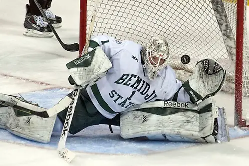 Photo By: BSU Photo Services Bemidji State's Michael Bitzer (BSU Photo Services)
