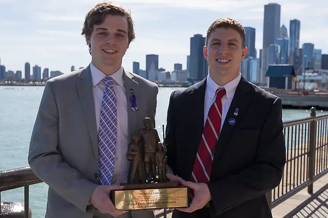 Photo By: Jim Rosvold/Hockey Humanitarian Award 7 Apr 17: The Hockey Humanitarian Award Presentation at the Aon Ballroom on Navy Pier in Chicago, IL. (Jim Rosvold/Hockey Humanitarian Award)