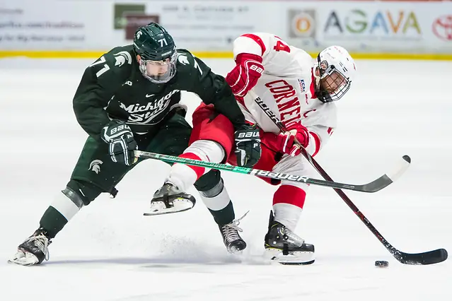 Photo By: 2018 Omar Phillips Lambdin, Logan (71 - Michigan State), Mitch Vanderlaan (14 - Cornell) (2018 Omar Phillips)