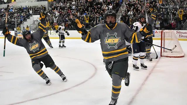 Josh Zizek of Oswego celebrates a goal Josh Zizek of Oswego celebrates a goal (Oswego Athletics)