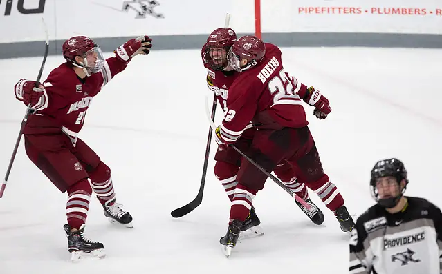 NOV10_2018_UMASS_PC_1147 PROVIDENCE, RI - NOVEMBER 10: UMass visits Providence College during NCAA hockey at the Schneider Arena on November 10, 2018 in Providence, Rhode Island. (Photo by Rich Gagnon) (Rich Gagnon)