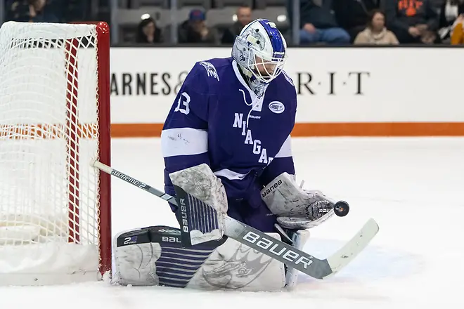 Photo By: 2019 Omar Phillips Brian Wilson (33 - Niagara University) (2019 Omar Phillips)