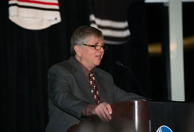 HE_Banquet_2018_033 BOSTON, MA - MARCH 15: The 2018 Hockey East Men's Championship Banquet at the Royal Sonesta Boston Hotel on March 15, 2018 in Cambridge, Massachusetts. (Photo by Rich Gagnon) (Rich Gagnon/Hockey East Association)