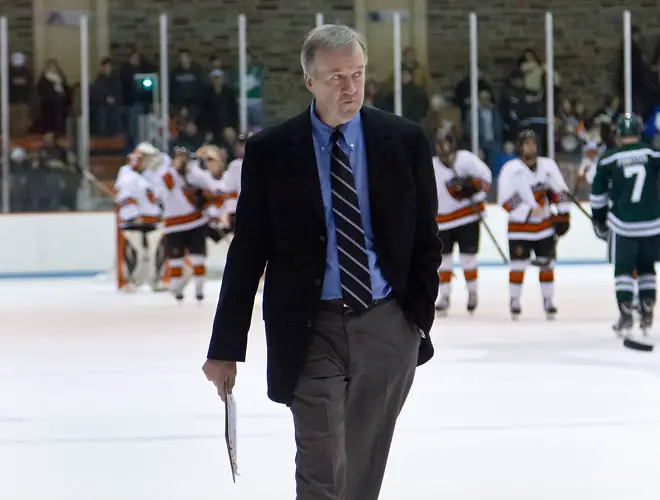 Photo By: Shelley M. Szwast Dartmouth head coach, Bob Gaudet. (Shelley M. Szwast)
