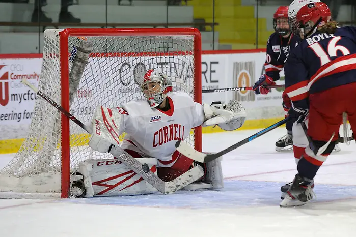 2019-2020 Women's Ice Hockey The Cornell Big Red women's ice hockey team competes against Robert Morris on Friday, Oct. 25, 2019 in Lynah Rink in Ithaca, NY. (Ned Dykes)